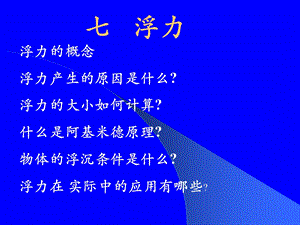 浮力的应用复习课ppt课件.ppt