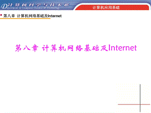 第八章计算机网络基础及Internet.ppt