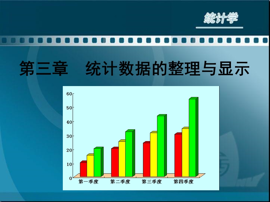 第三章统计数据的整理与显示.ppt_第1页