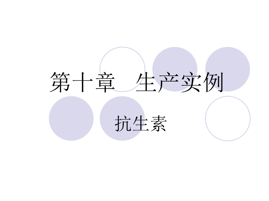 生产实例抗生素.ppt_第1页