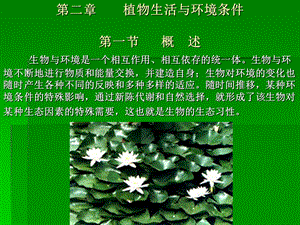 植物生活与环境条.ppt