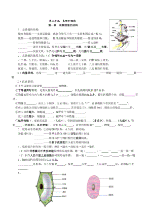 生物和细胞知识点过关.doc