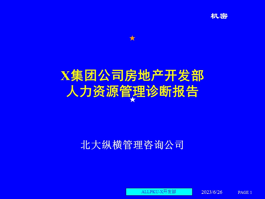 房地产公司人力资源(诊断和建议).ppt