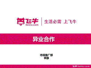 飞牛网异业合作报告3.16.ppt