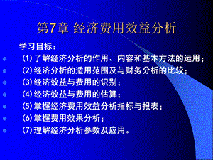 经济费用效益分析.ppt