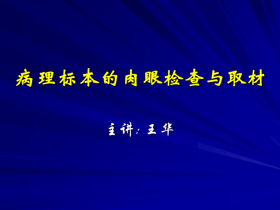 病理标本的肉眼检查与取材.ppt_第1页