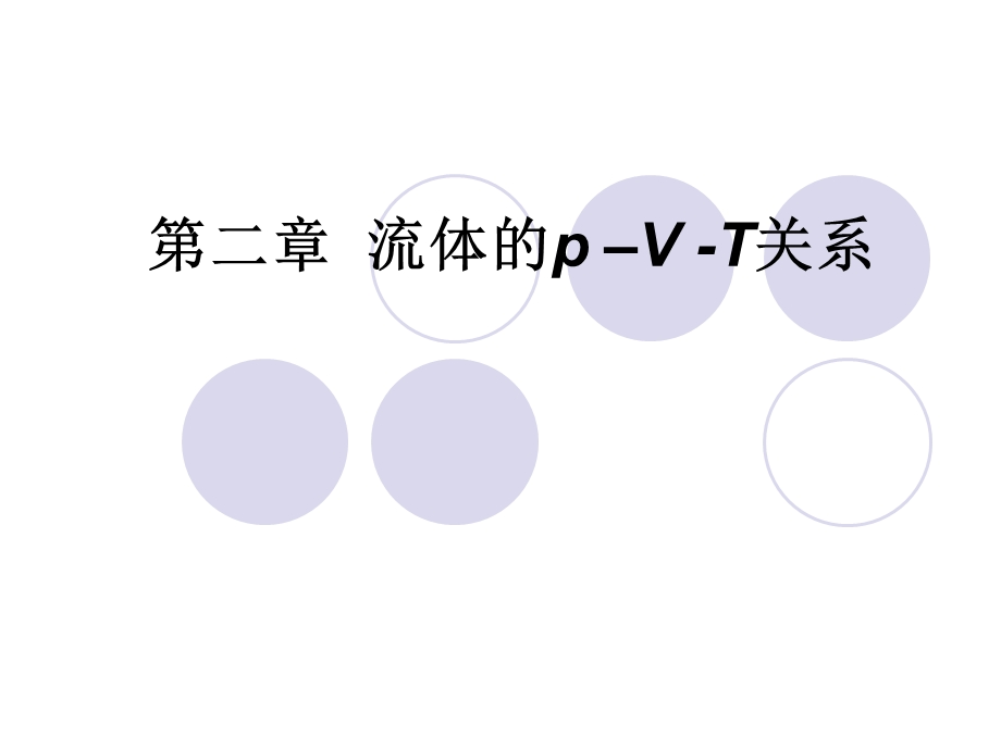 流体的p–V-T关系.ppt_第1页