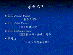 跨国公司财务管理环境.ppt