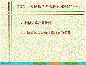 矩阵的相似对角化.ppt