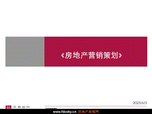 房地产营销策划 青岛麦岛项目营销战略及策略.ppt