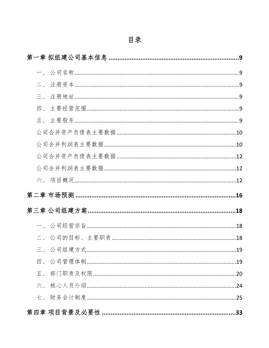 关于成立纳米锆溶胶公司可行性研究报告模板.docx_第2页