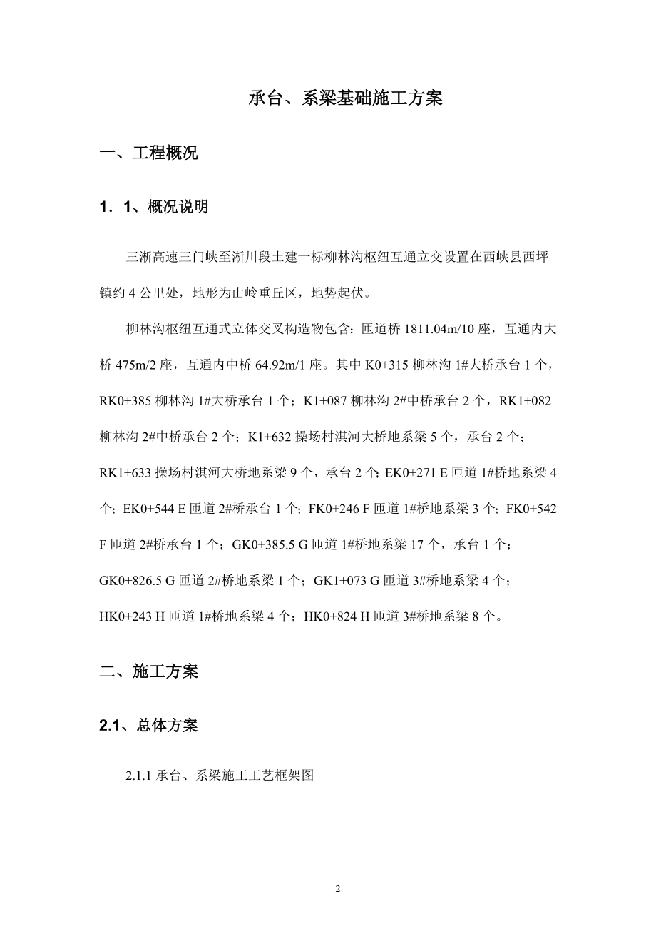 le承台、系梁施工方案.doc_第2页