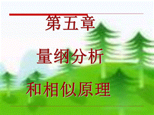 量纲分析和相似原理.ppt