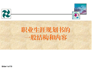 职业生涯规划书的一般结构和内容.ppt