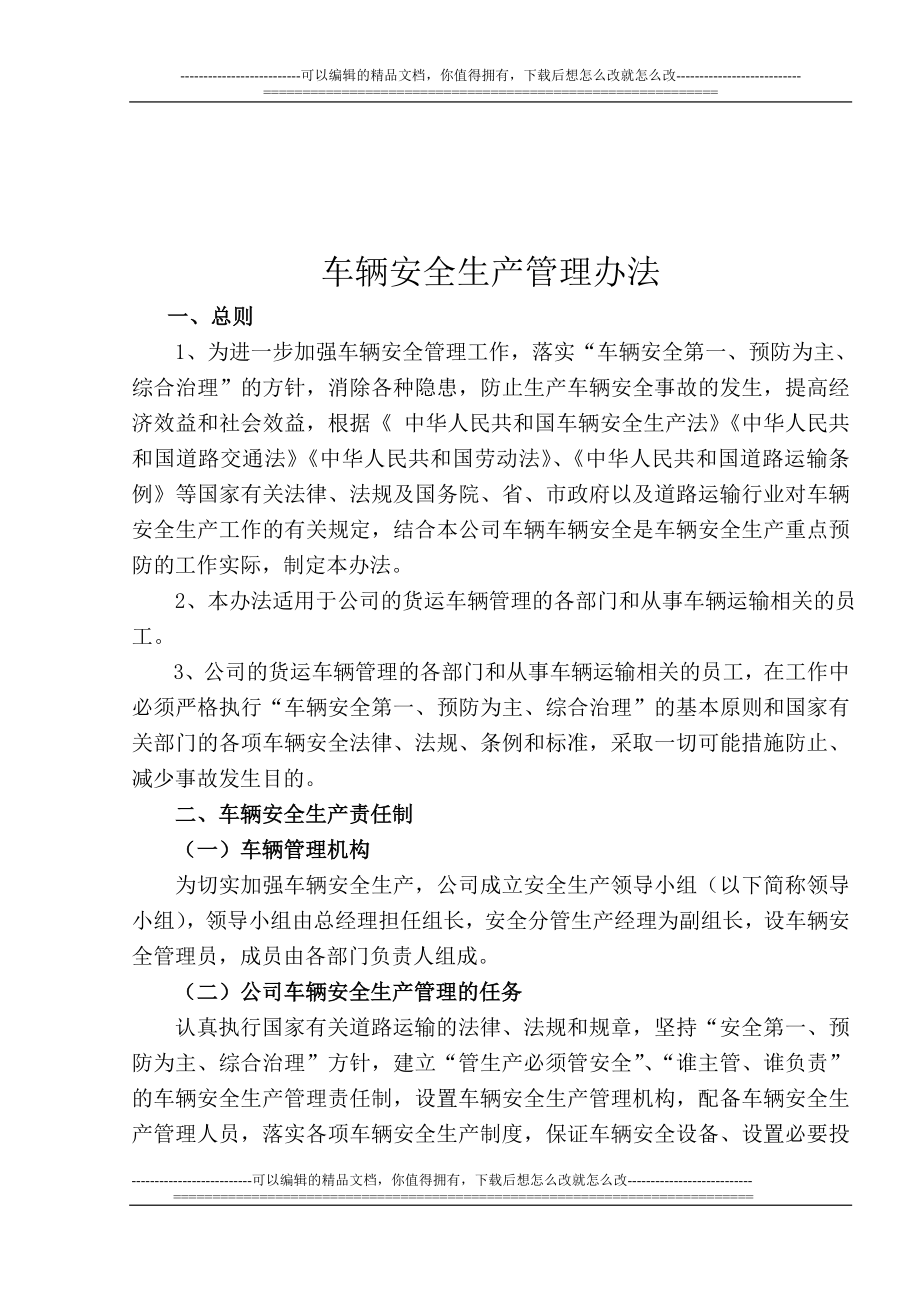 lk货运企业安全生产管理制度.doc_第3页