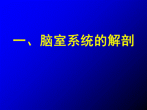 脑室、脑池应用解剖.ppt