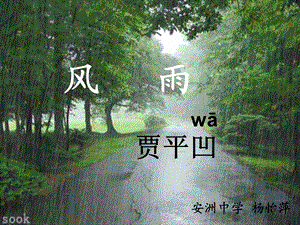 风雨贾平凹.ppt