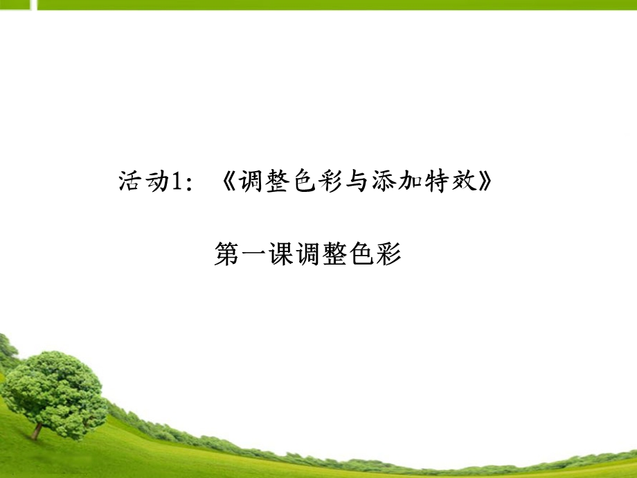 调整色彩与添加特效.ppt_第2页