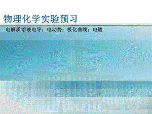 物理化学实验预习.ppt