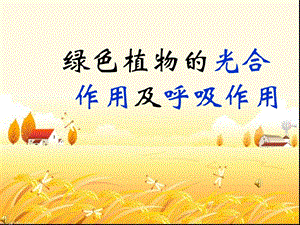 绿色植物与生物圈中的碳氧平衡ppt.ppt