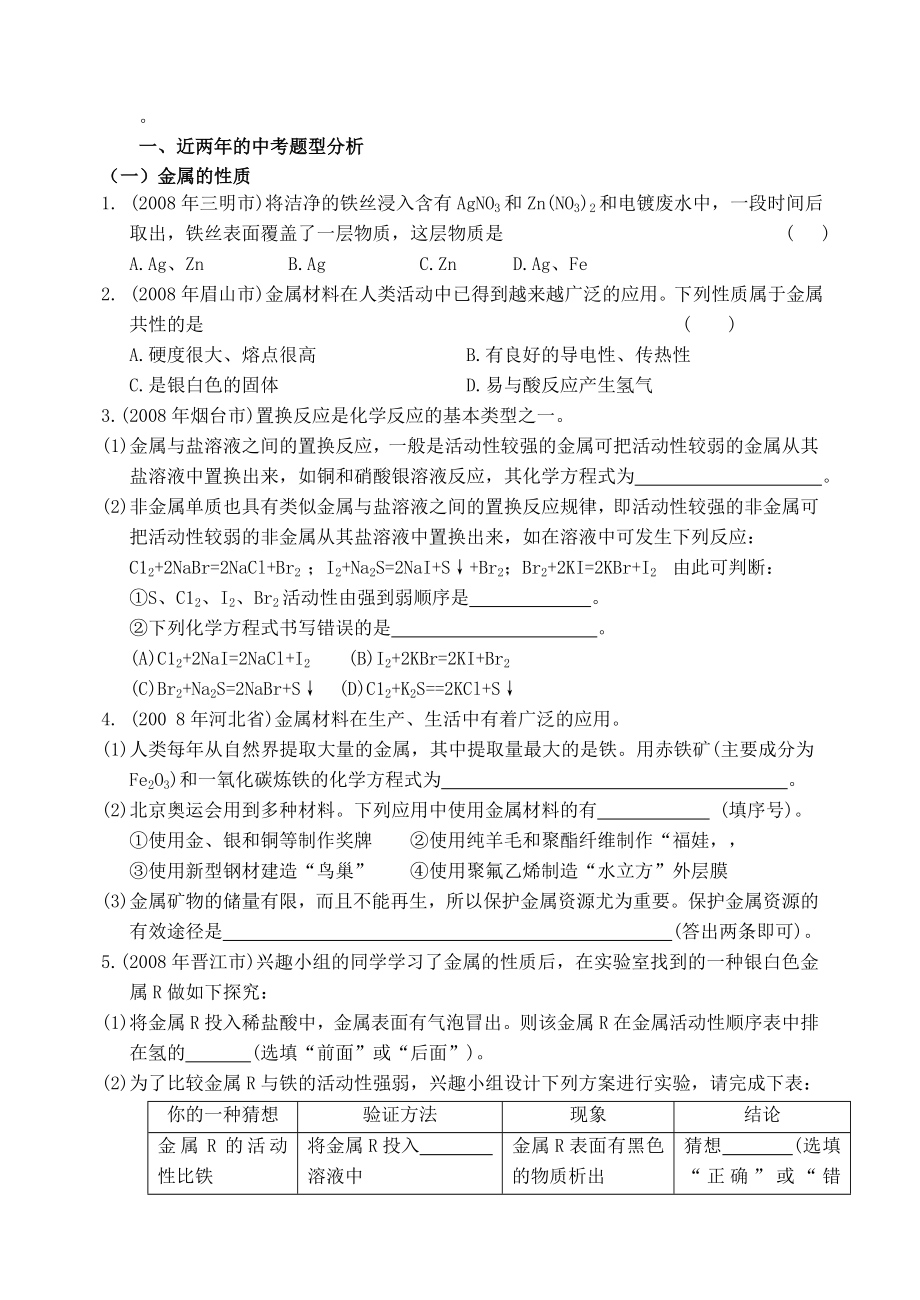 常见的酸和碱复习提纲.doc_第1页