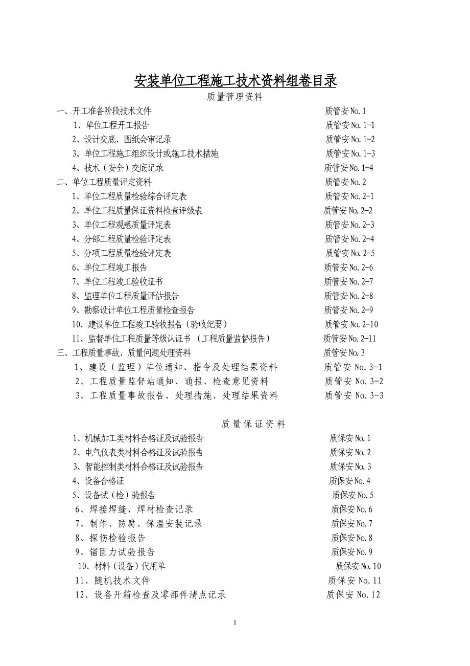 st3安装单位工程施工技术资料表式.doc_第2页