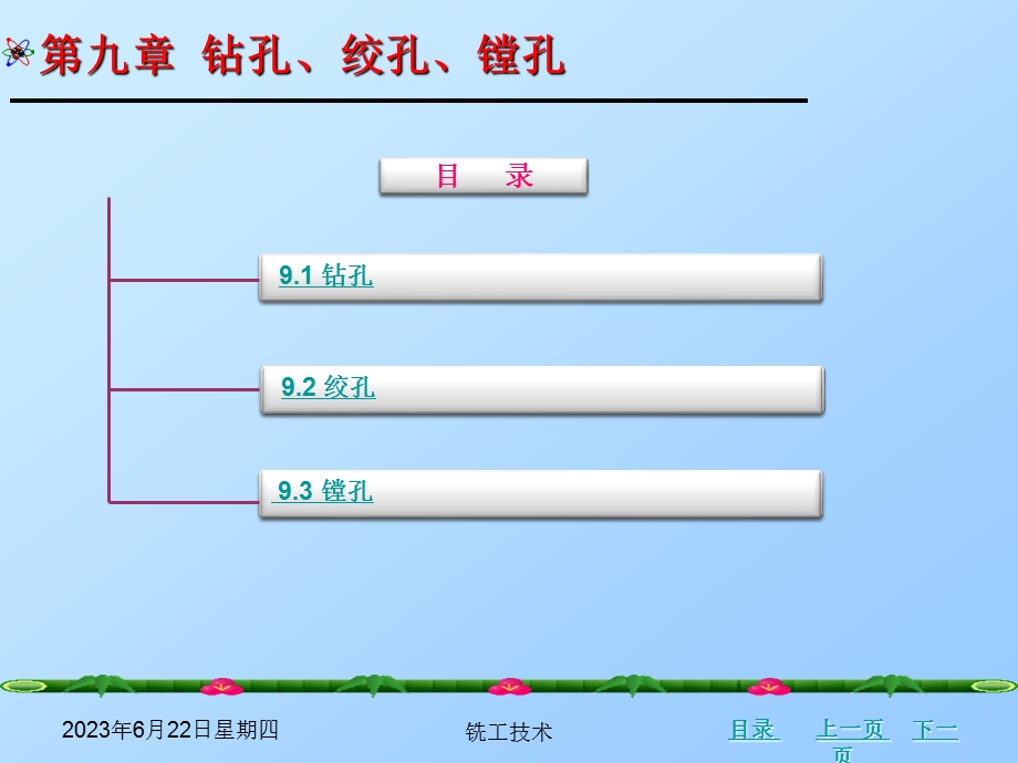 第9章铣工技术钻孔铰孔镗孔.ppt_第2页