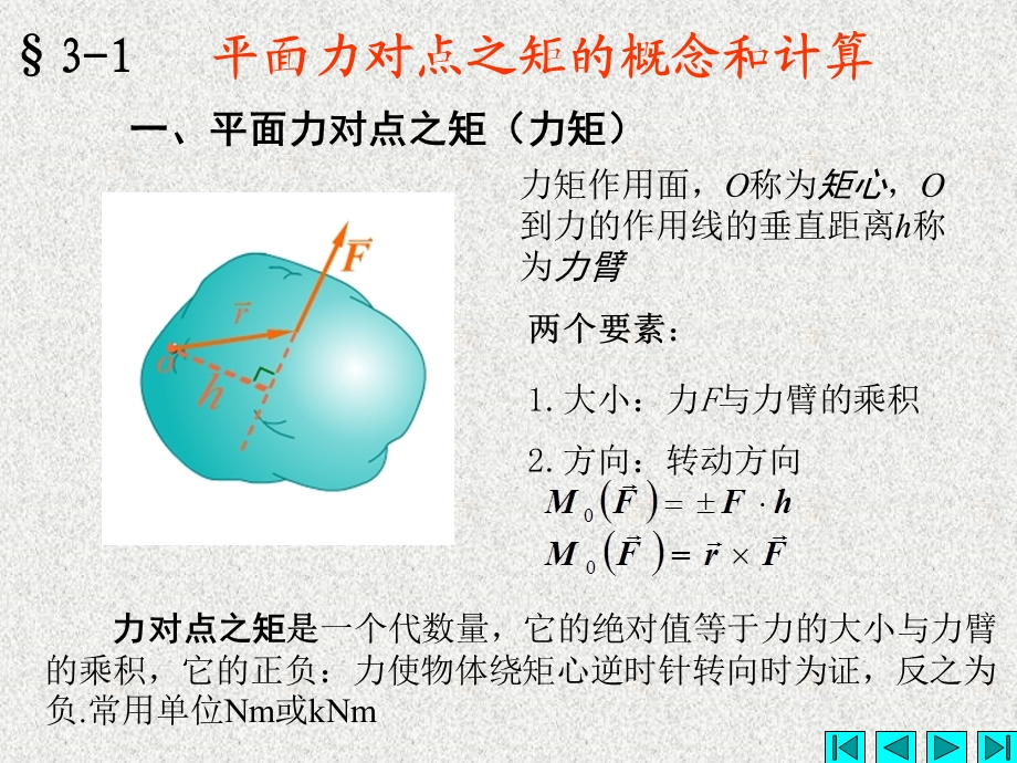 力矩与平面力偶系修订.ppt_第2页