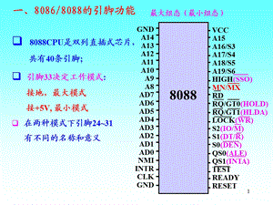 第五章80x86微处理器引脚功能与总线时序.ppt