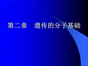 遗传的分子基础上.ppt