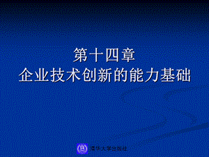 14第十四章企业技术创新的能力基础.ppt