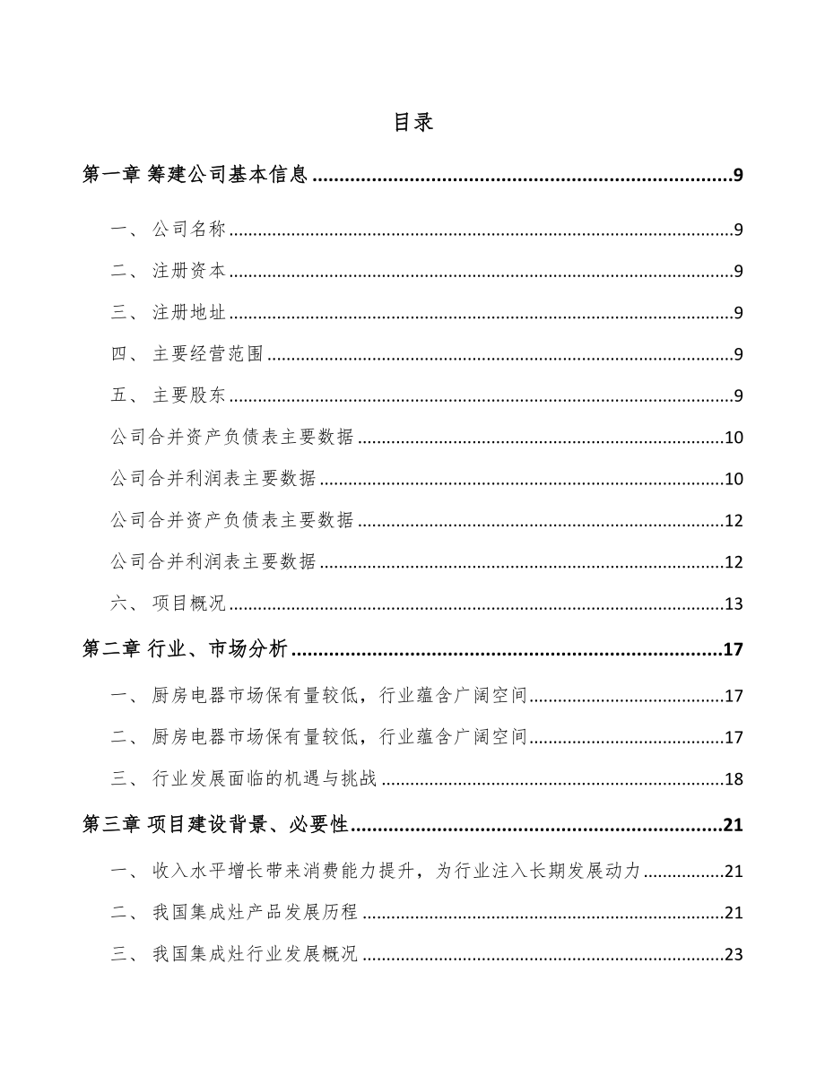 关于成立新型厨房电器公司可行性研究报告.docx_第2页