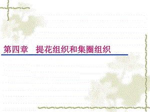 第四章提花组织和集圈组织.ppt.ppt