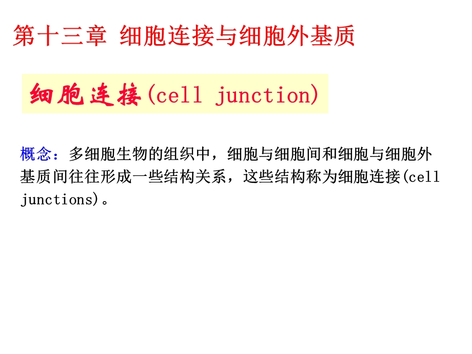 细胞生物学-细胞连接与细胞外基质.ppt_第1页