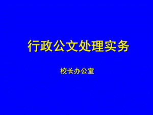 行政公文处理实务.ppt