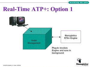 供应链精品实时ATPManugistic.ppt