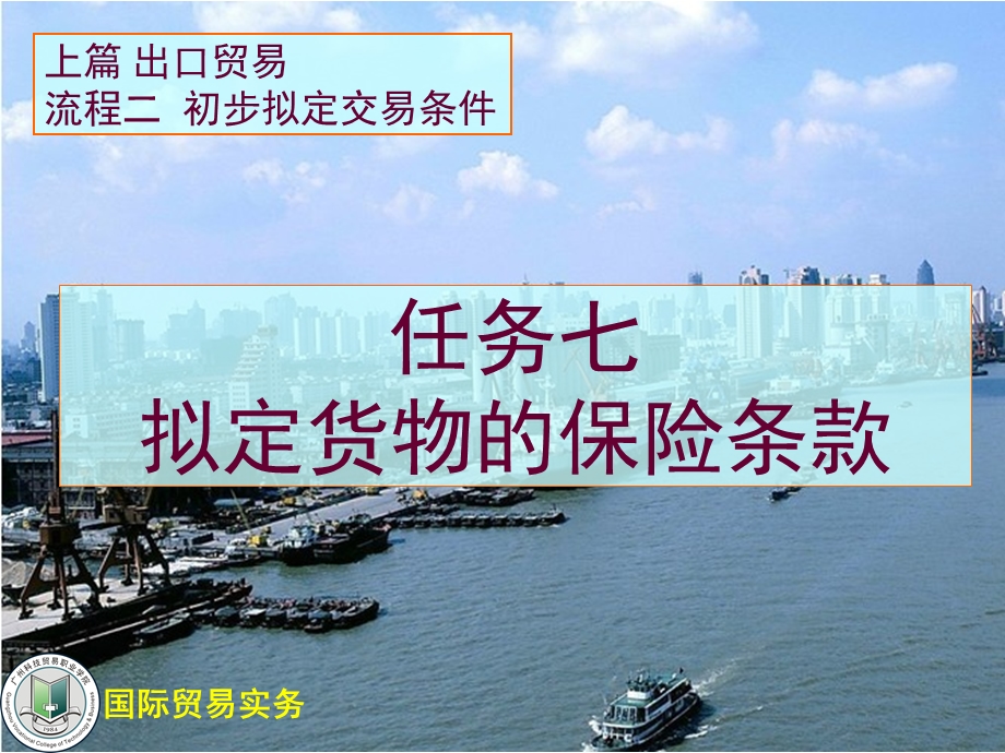 上篇出口贸易流程二初步拟定交易条件.ppt_第1页