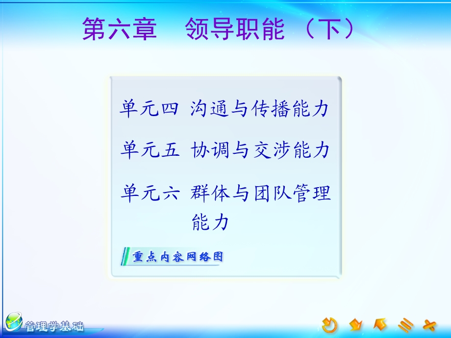 09会计中小企业管理新版后的课件(单凤儒：管理学基础第三版)第六章领导职能(下).ppt_第1页