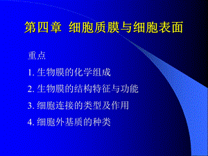 细胞质膜与细胞表面.ppt