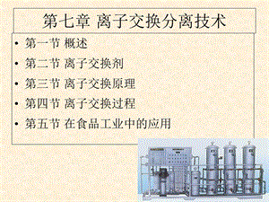 离子交换分离技术.ppt