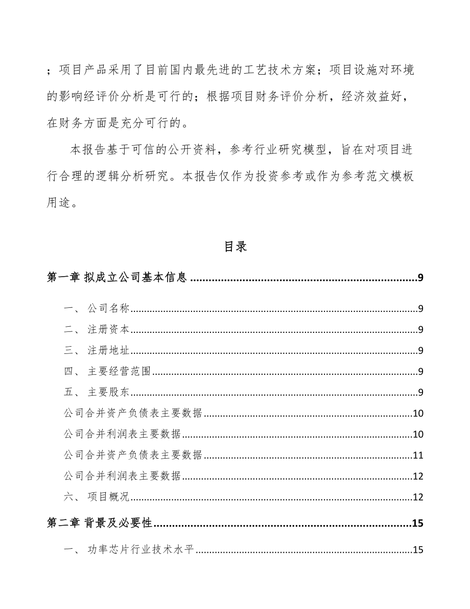 内蒙古关于成立功率芯片公司可行性研究报告.docx_第3页