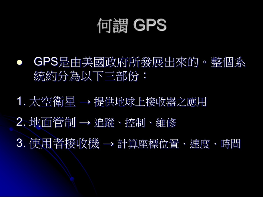 全球卫星定位系统GlobalPositioningSystemGPS.ppt_第2页