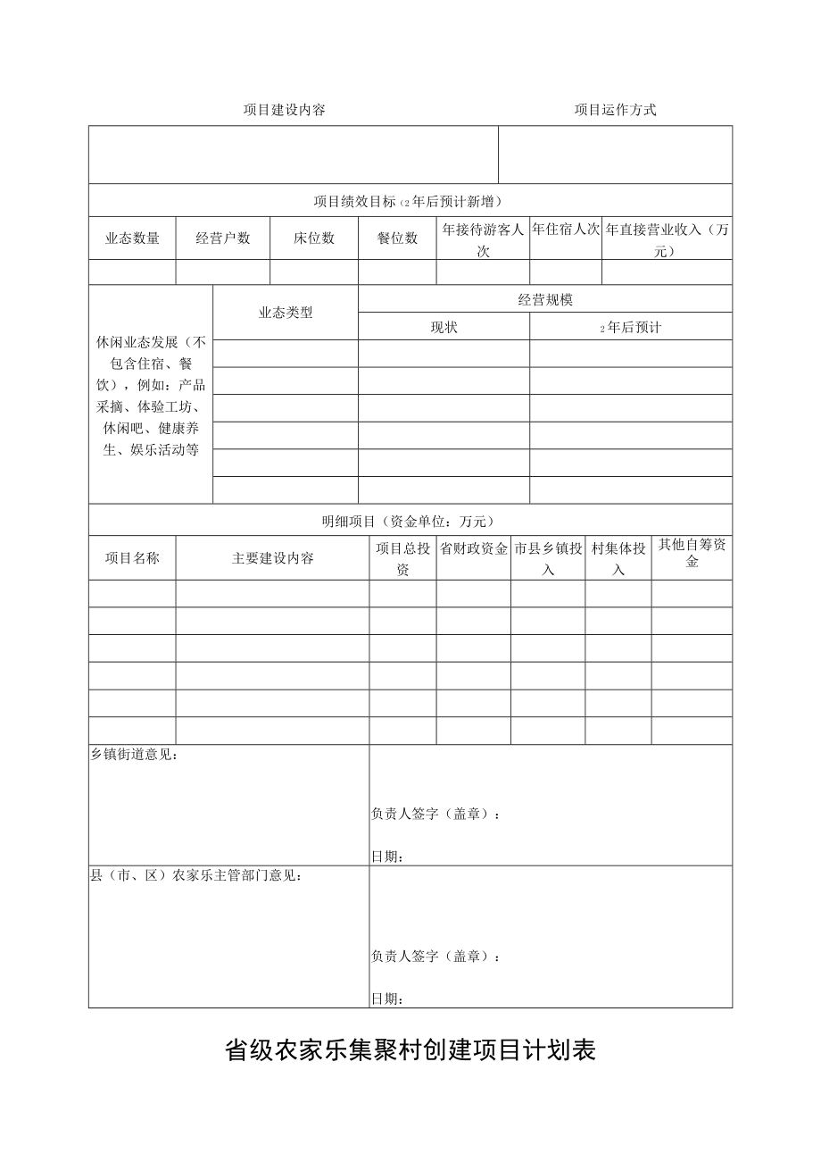 省级休闲乡村创建项目计划表.docx_第2页