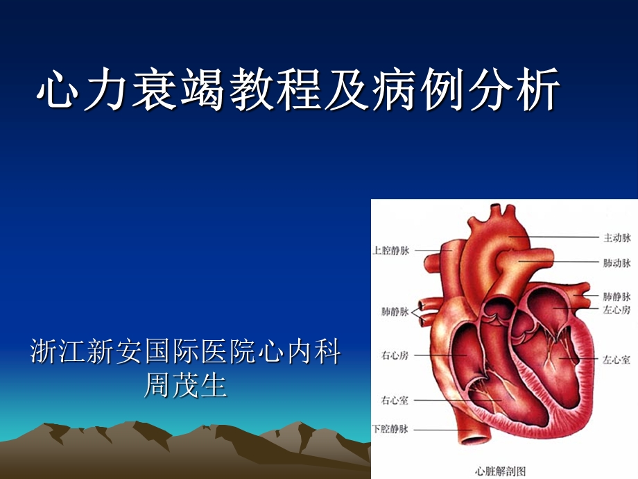 心力衰竭教程和病例分析.ppt_第1页