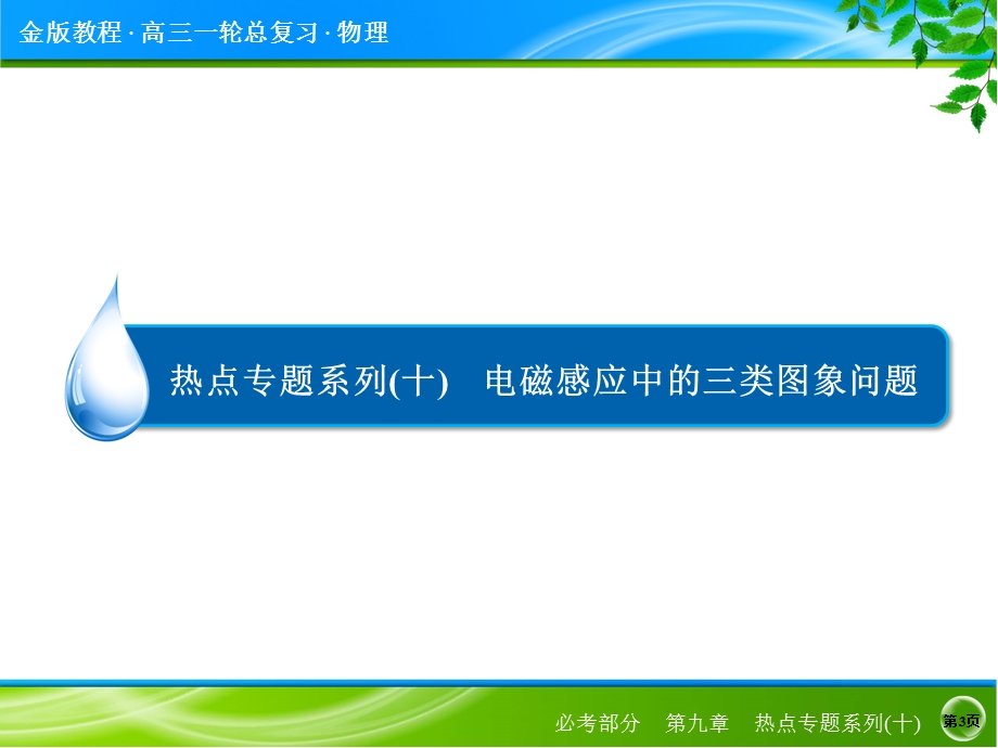 热点专题系列10电磁感应中的三类图象问题.ppt_第3页