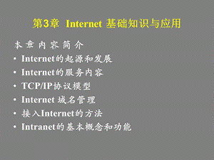 Internet基础知识与应用.ppt