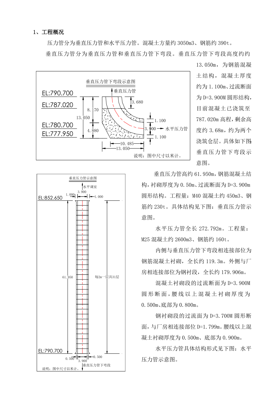 14001水平压力管发衬砌混凝土施工方案.doc_第2页