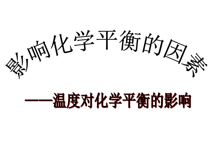 温度对化学平衡的影响.ppt_第1页