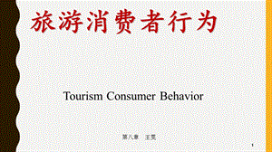 旅游消费者行为(第八章体验).ppt