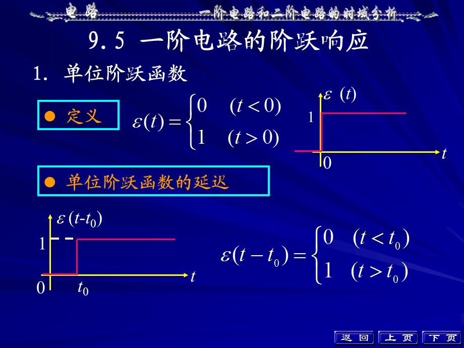 7.一阶电路的阶跃和冲激、状态方程.ppt_第1页